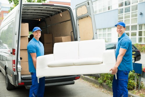 Removal van service for Belsize Park home and flat moves