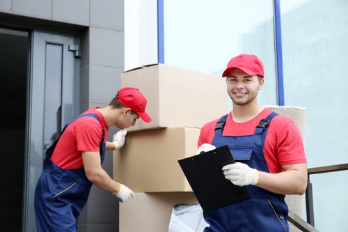 Removals van service for local moves in Belsizepark