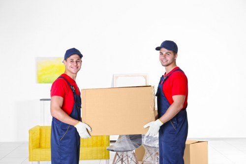 Professional removals van for flat and house moves in North West London