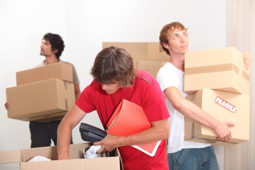 Small office move support in Belsizepark with van transport