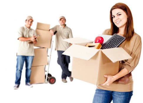 Commercial removals setup for an office move in north-west London